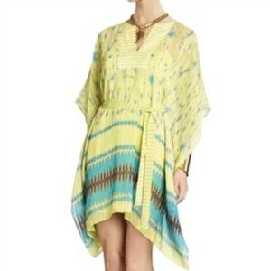 BCBGMAXAZRIA EVA SCARF - PRINT DRESS 
SIZE SMALL 